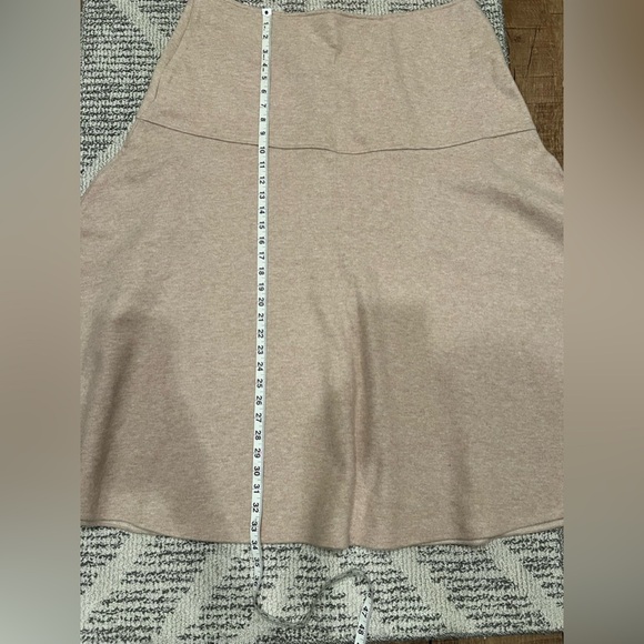 OGL Flare Midi  Oatmeal Color Skirt - Picture 6 of 13